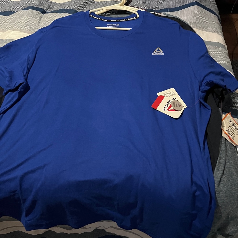 Reebok Men's Vibrant Blue Short Sleeve Tee